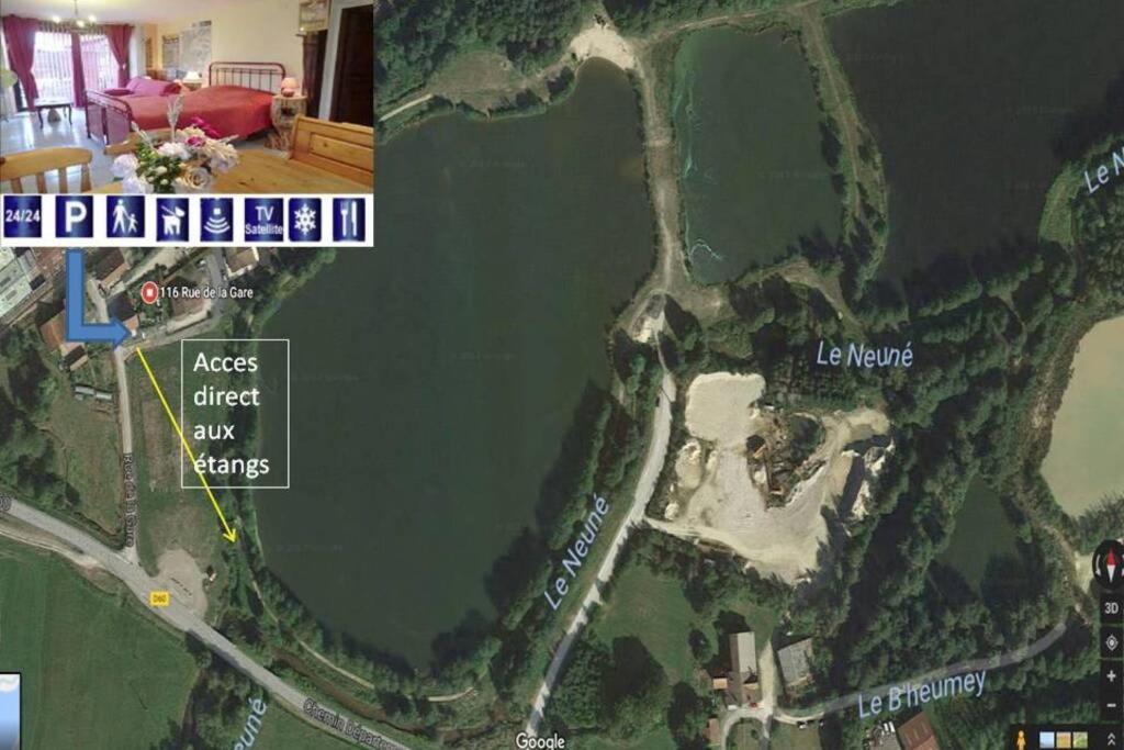 Les Gites De L Etang :Studio A 20 Mn De Gerardmer La Chapelle  Kültér fotó